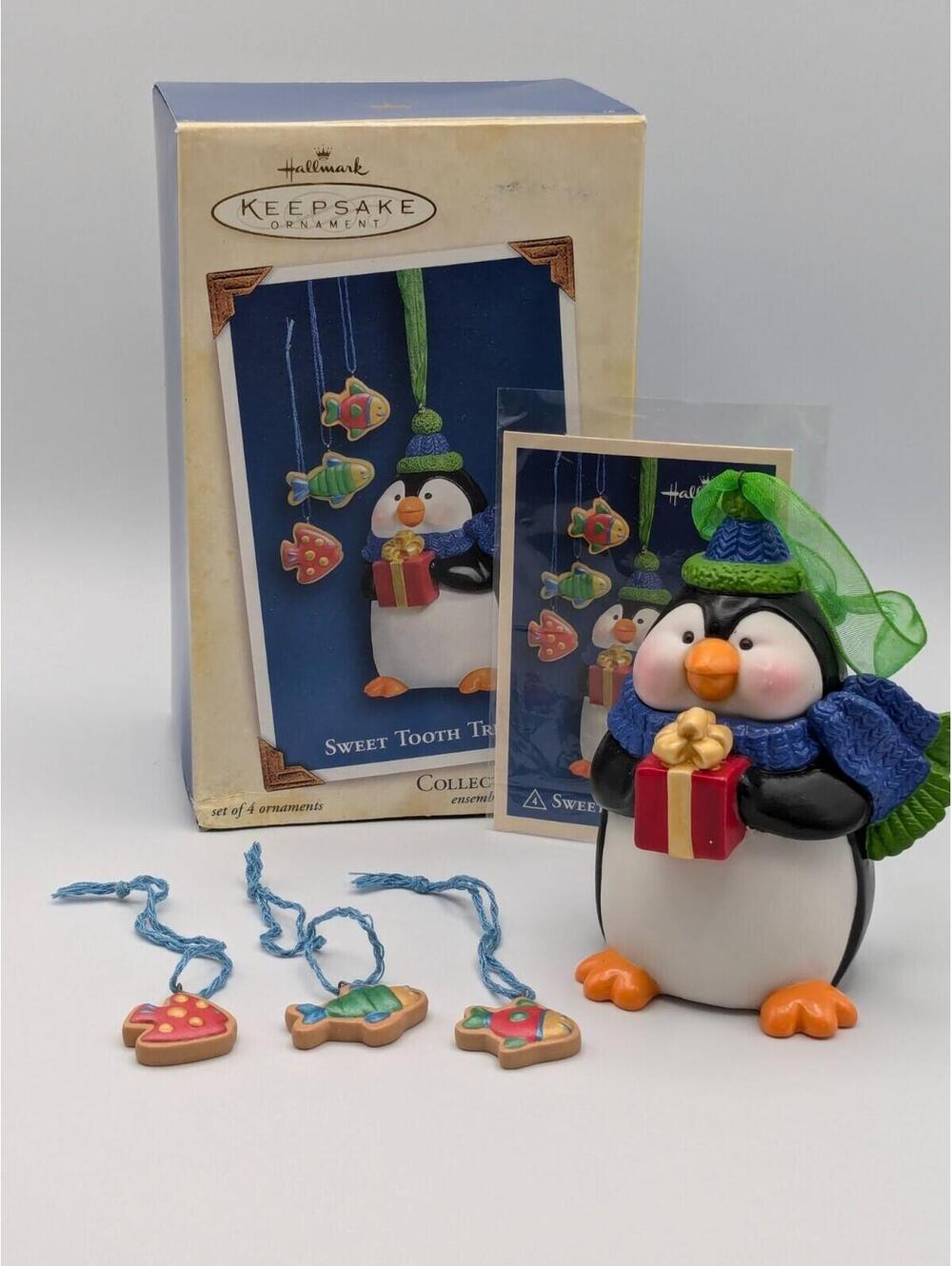 Hallmark Keepsake Sweet Tooth Treats Set of 4 Ornaments, 2005, Fourth in Series